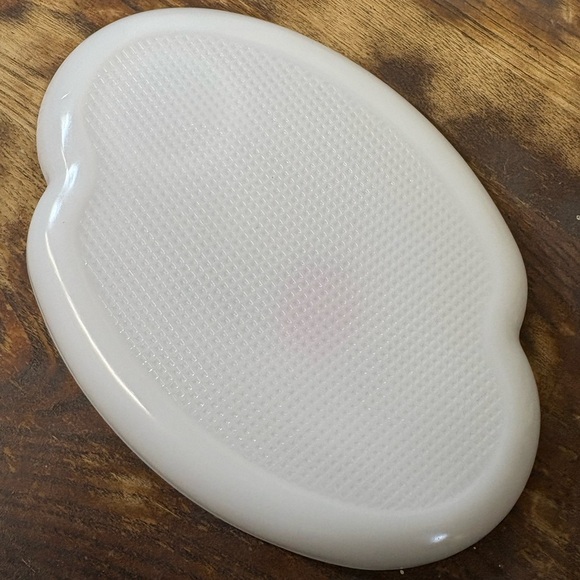 Vintage Federal Glass Rosecrest Pattern Snack Set with Cup and Plate - Picture 5 of 10